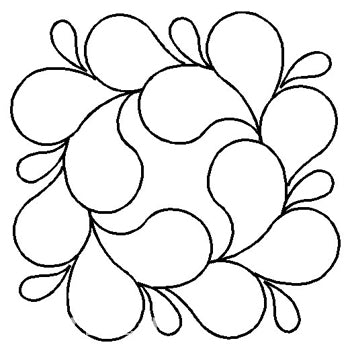 Quilting Creations Stencil 6" Springvine