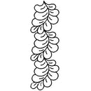 Quilting Creations Stencil 4" Feather Scallop Border