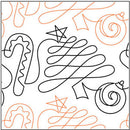 Quilting Creations Christmas Doodle Pantograph 144" 12ft