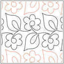 Quilting Creations Daisy Duo Pantograph 144" 12ft long