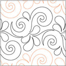 Quilting Creations Wave on Wave Pantograph 9" 12ft long