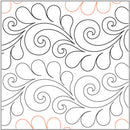 Quilting Creations Deja Vu Pantograph 7½" 12ft long