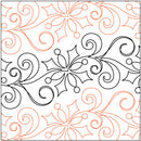 Quilting Creations Let it Snow Pantograph 6" 12ft long