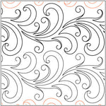 Quilting Creations Willow Petite Pantograph 6½" 12ft long