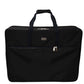 A black Tutto brand large embroidery module tote made from ballistic nylon with a fibreglass frame, featuring multiple pockets and a shoulder strap.