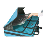 Tutto XL Embroidery Module Tote in turquoise - ballistic nylon tote with fibreglass frame for embroidery units and hoops
