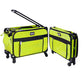 Tutto Machine Tote Medium in LIME - ballistic nylon sewing machine carry-on with wheels and pull bar