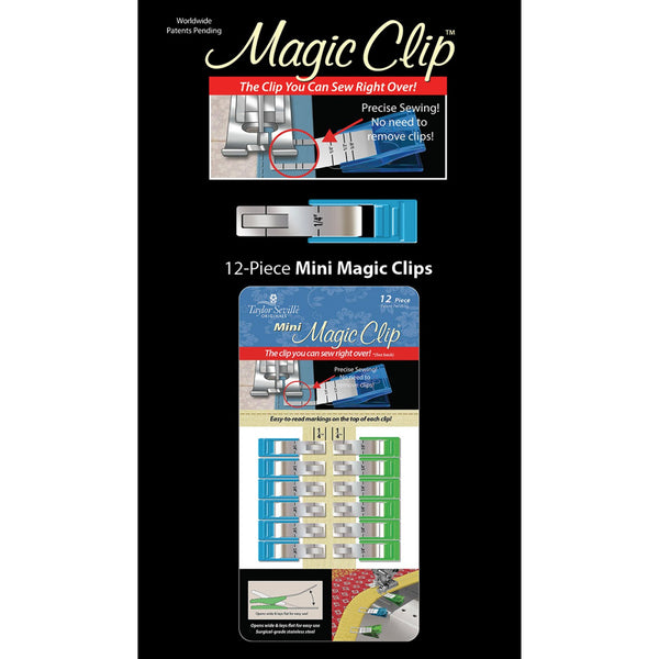 Taylor Seville Small Magic Clip Sewing and Quilting Clips 12-pc - Quilting  Supplies and Notions - Sewing Accessories and Supplies