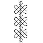 Thimbleberries Stenci 6"x18"l Connecting Maze