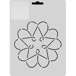 Thimbleberries Stencil 5" Star Heart