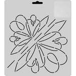 Thimbleberries Stencil 7" & 9" Corner Hearts