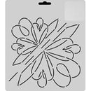 Thimbleberries Stencil 7" & 9" Corner Hearts