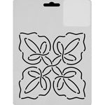 Thimbleberries Stencil 5" Leaf Quartet