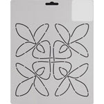 Thimbleberries Stencil 7" Radish