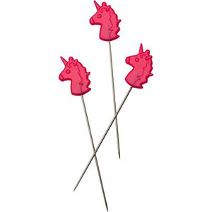 Tula Pink Unicorn Head Straight Pins Pack of 30