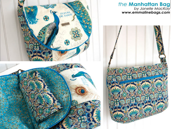 Emmaline The Manhattan Bag Pattern Bag Making Patterns
