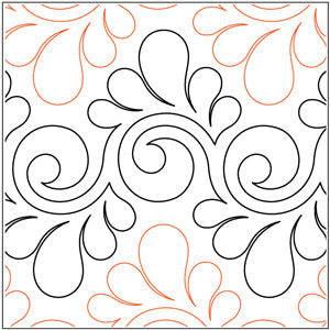 Urban Elementz Fresco Feathers Pantograph 9½"