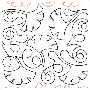 Urban Elementz Deb`s Ginkgo Leaves Pantograph 11"