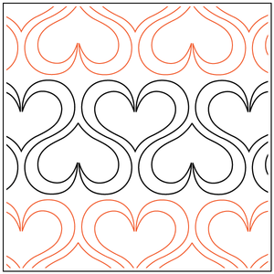 Urban Elementz Andi's Ribbon Heart Pantograph 5½"