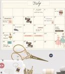 Simplicity Vintage Wall Planner