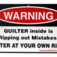 Quilter's Door Signs