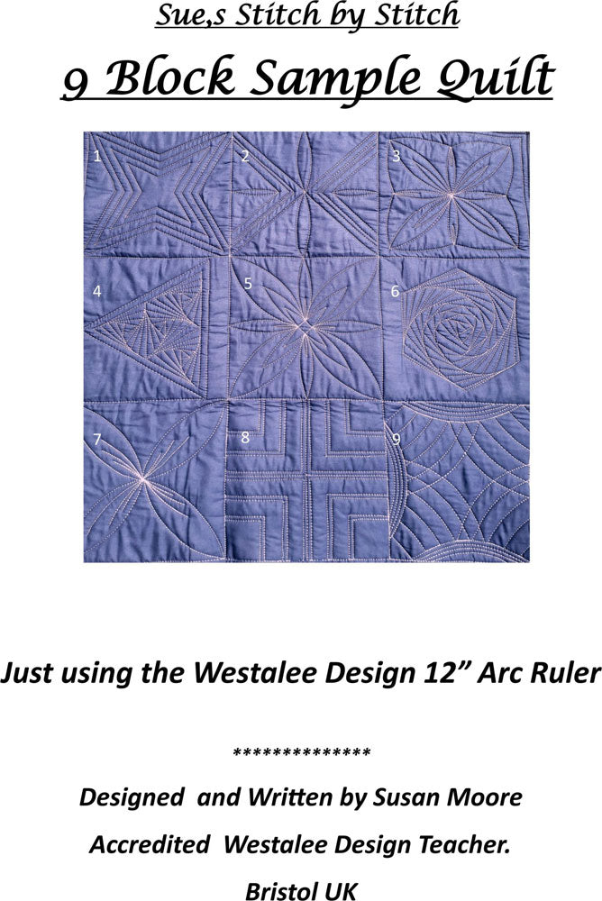 Westalee Design 9 Block Sample Quilt Book