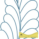 Westalee ¼" Feather Spine Template Pack of 1