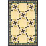 X Blocks Basix Cottage Garden Pattern - sewing pattern by Quilt Queen Designs - detail view