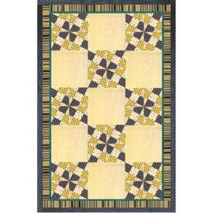 X Blocks Basix Cottage Garden Pattern - sewing pattern by Quilt Queen Designs - detail view