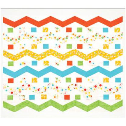 X Blocks Basix Cupcake Pattern - sewing pattern by Quilt Queen Designs - detail view