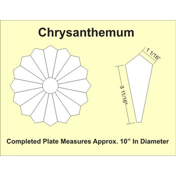 Paper Pieces 16 Petal Chrysanthemum