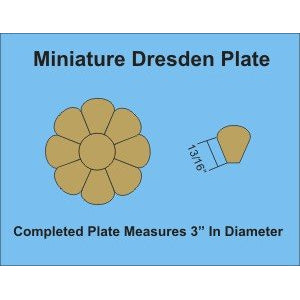 Paper Piecing Dresden Plate 4"