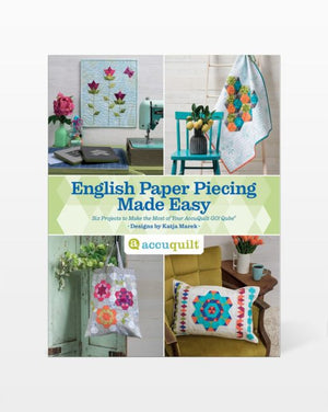 AccuQuilt GO! Qube English Paper Piecing Easy Pattern Book - front cover