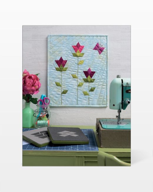 AccuQuilt GO! Qube English Paper Piecing Easy Pattern Book - finished EPP quilt project
