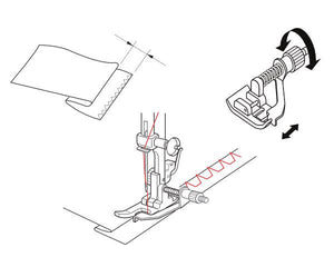 Bernette Blindstitch Foot B77 B79 Dual Feed