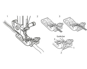 Bernette Ribbon Couching Foot B37 B38