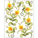 Urban Elementz Decorative Machine Stickers-Blossom Tangerine
