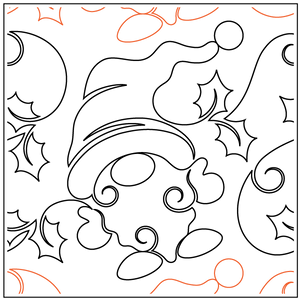 Urban Elementz Christmas Gnome Pantograph 10"