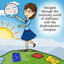 Dime Embroiderer's Compass