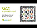 Accuquilt Go! Qube Mix & Match 4" Block