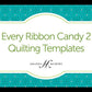 Amanda Murphy ¼" Every Ribbon Candy2 Templates Set of 3