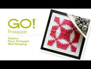 Accuquilt GO! Pineapple (10" Finished)