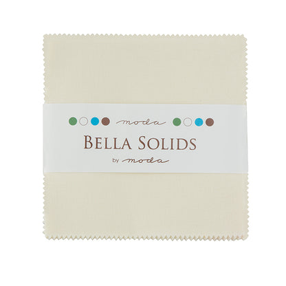 Moda Charm Squares Bella Solids Ivory  60