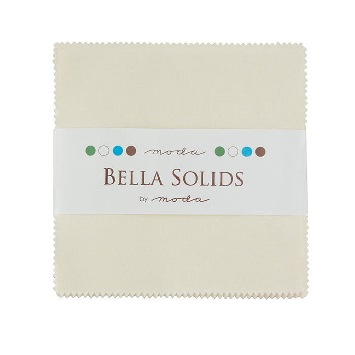 Moda Charm Squares Bella Solids Ivory  60