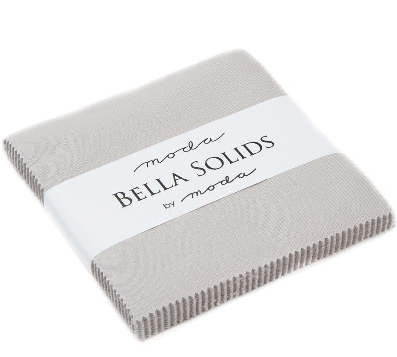 Moda Charm Squares Bella Solids Gray 83 42 Squares 5"
