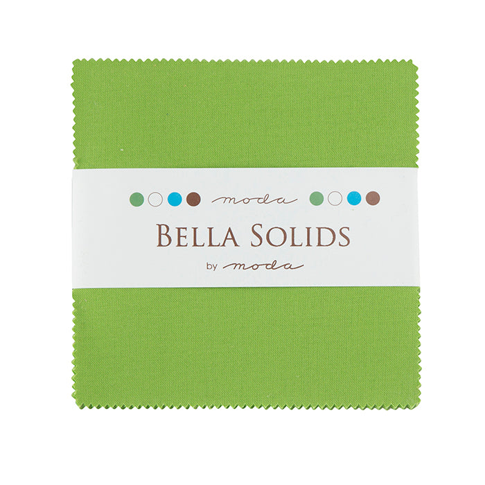 Moda Charm Squares Bella Solids Fresh Grass 228