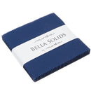 Moda Charm Squares Bella Solids Nautical Blue 236