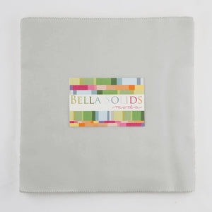 Moda Junior Layer Cake Bella Solids Zen Grey 185