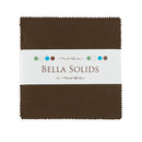 Moda Charm Squares Bella Solids Moda U Brown 71