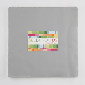 Moda Junior Layer Cake Bella Solids Silver 183